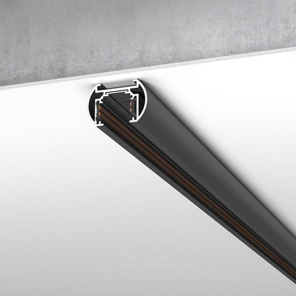 Шинопровод магнитный накладной Elektrostandard Slim Magnetic Round 85133/00 черный a064722