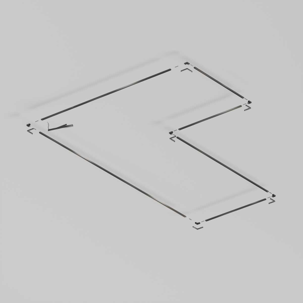 Шинопровод 3 м Exility X накладной Maytoni Technical EXILITY X Busbar trunkings Exility X TRX239-413B