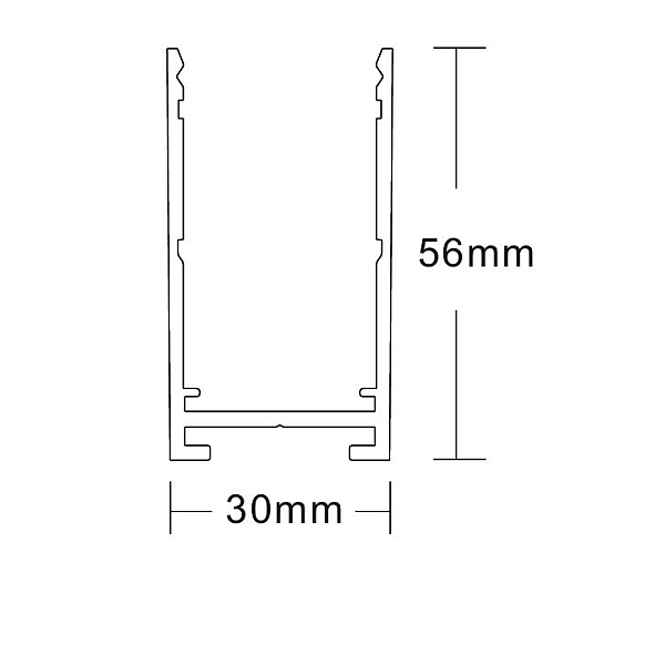 Шинопровод Crystal Lux CLT 0.115 01 L2000 BL