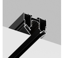 Встраиваемый магнитный шинопровод в натяжной потолок Crystal Lux Space CLT 0.134 01 L3000 BL