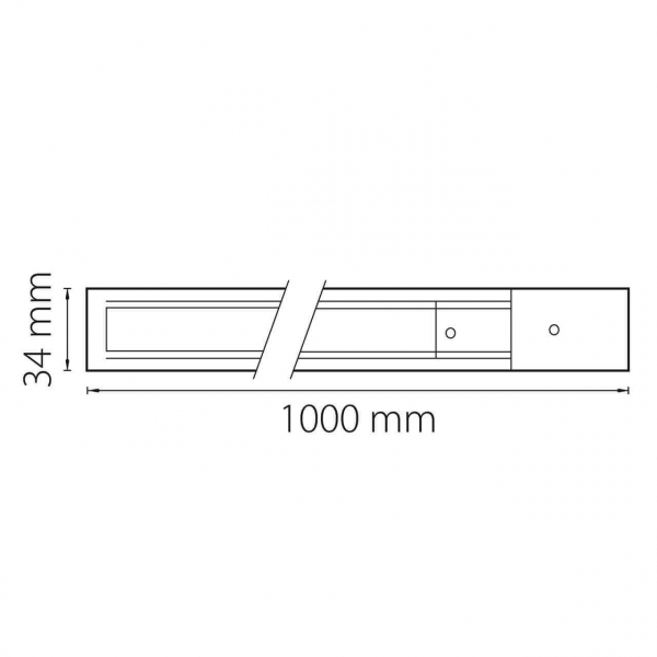 Шинопровод однофазный Lightstar Barra 502015 Шинопровод однофазный Lightstar Barra 502015