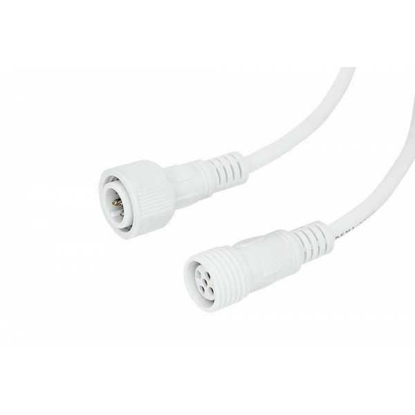 Соединительный кабель (5pin) герметичный (IP67) 5х0.5мм² белый REXANT 11-9450 Соединительный кабель (5pin) герметичный (IP67) 5х0.5мм² белый REXANT 11-9450