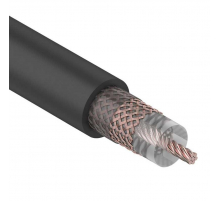 Кабель коаксиальный RG-213, 50 Ом, Cu/Cu, 96%, 100м, OUTDOOR, черный REXANT 01-2041