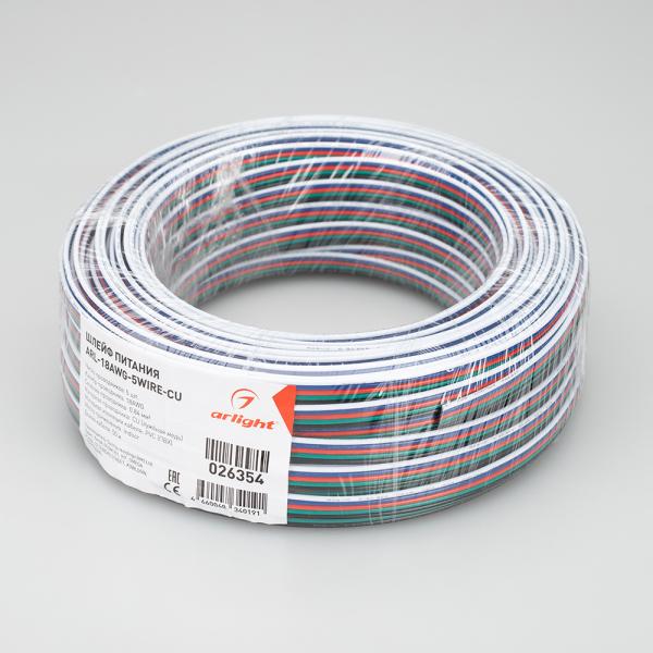 Шлейф питания Arlight ARL-18AWG-5Wire-CU 026354 Шлейф питания Arlight ARL-18AWG-5Wire-CU 026354