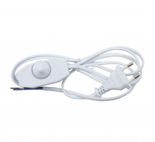 Шнур сетевой с вилкой и выключателем Uniel UCX-C30/02A-170 White UL-00004439