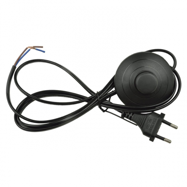 Шнур сетевой с вилкой и выключателем Uniel UCX-C20/02A-170 Black UL-00004435 Шнур сетевой с вилкой и выключателем Uniel UCX-C20/02A-170 Black UL-00004435