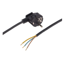 Шнур электрический с вилкой ПВС 3х0,75 мм2 3м (черный) REXANT 11-1311