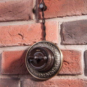 Ретро кабель Werkel витой трехжильный 1,5 мм коричневый W6453214 4690389165535