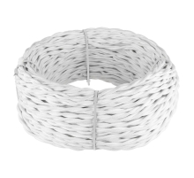 Ретро кабель Werkel витой двухжильный 1,5 мм белый W6452201 4690389165344