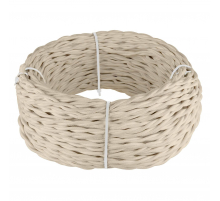 Ретро кабель Werkel витой двухжильный 2,5 мм песочный W6452646 4690389165832