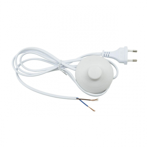 Шнур сетевой с вилкой и выключателем Uniel UCX-C20/02A-170 White UL-00004434 Шнур сетевой с вилкой и выключателем Uniel UCX-C20/02A-170 White UL-00004434