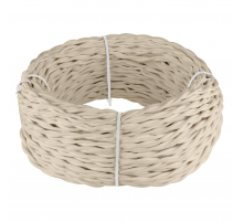 Ретро кабель Werkel витой трехжильный 2,5 мм песочный W6453346 4690389165658