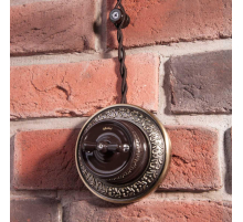 Ретро кабель Werkel витой трехжильный 2,5 мм коричневый W6453314 4690389165627