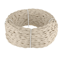 Ретро кабель Werkel витой двухжильный 2,5 мм песочный W6452646 4690389165832