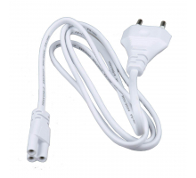 Шнур сетевой с вилкой Uniel UCX-LT2/E01-120 White 1 Sticker UL-00004530