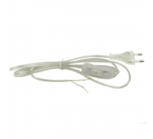 Шнур сетевой с вилкой и выключателем Uniel UCX-C11/02A-170 Clear UL-00004433