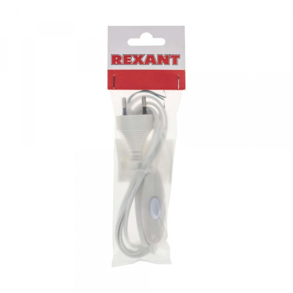 Шнур сетевой 1.8М с выключателем без розетки белый REXANT 06-3251 Шнур сетевой 1.8М с выключателем без розетки белый REXANT 06-3251