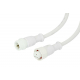 Соединительный кабель (3pin) герметичный (IP67) 3х0.5мм² белый REXANT 11-9530