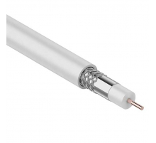 Кабель коаксиальный RG-59U, 75Ом, CCS/Al/Al, 48%, 100м, INDOOR, белый PROconnect 01-2621