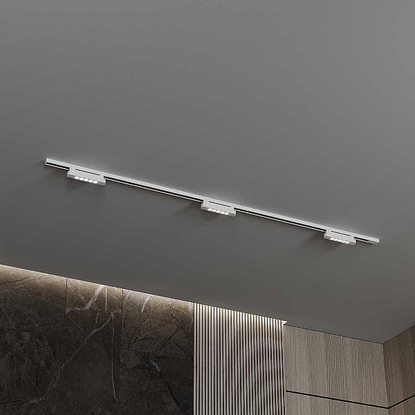Трековая система со светильниками №9 однофазная накладная Hesby Lighting Skylite HSBL_kompl_S009_NI2W4K