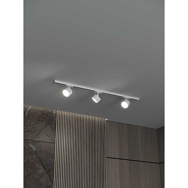 Накладная однофазная трековая система Hesby Lighting Skylite №13 со светильниками HSBL_kompl_S013_NI1W3K