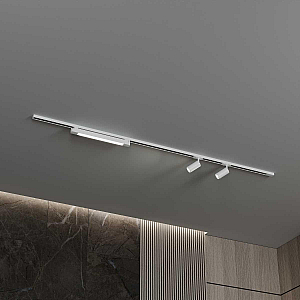 Трековая система со светильниками №5 однофазная накладная Hesby Lighting Skylite HSBL_kompl_S005_NI2W3K