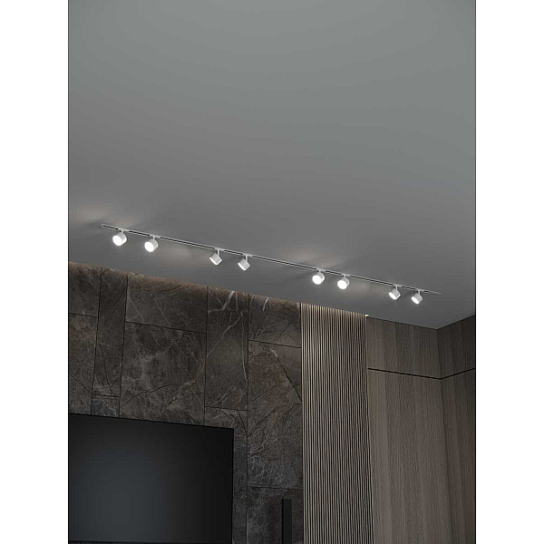 Встраиваемая однофазная трековая система Hesby Lighting Skylite №13 со светильниками HSBL_kompl_S013_VI3W4K