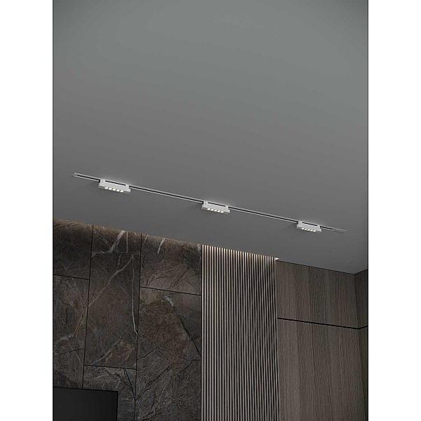 Встраиваемая однофазная трековая система Hesby Lighting Skylite №9 со светильниками HSBL_kompl_S009_VI2W4K