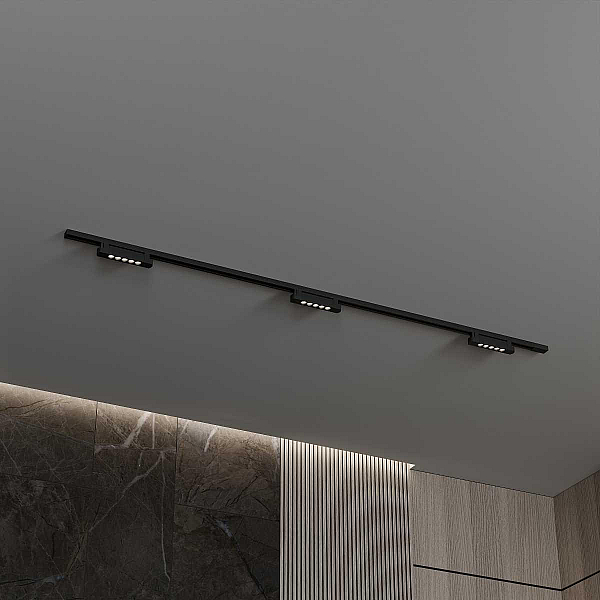 Трековая система со светильниками №9 однофазная накладная Hesby Lighting Skylite HSBL_kompl_S009_NI2B4K