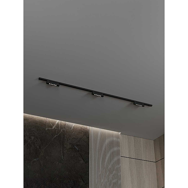 Трековая система со светильниками №9 однофазная накладная Hesby Lighting Skylite HSBL_kompl_S009_NI2B4K