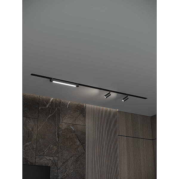 Встраиваемая однофазная трековая система Hesby Lighting Skylite №5 со светильниками HSBL_kompl_S005_VI2B4K