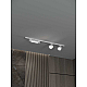 Накладная однофазная трековая система Hesby Lighting Skylite №14 со светильниками HSBL_kompl_S014_NI1W4K