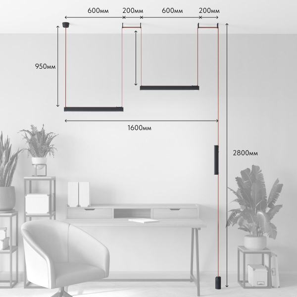 Трековая ременная система Denkirs Belty Set DK55SET18-01-BR