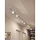 Накладная однофазная трековая система Hesby Lighting Skylite №13 со светильниками HSBL_kompl_S013_NI4W3K