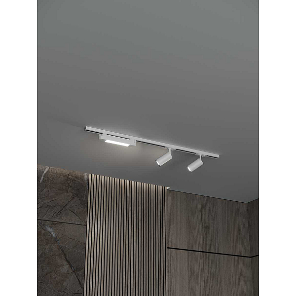 Накладная однофазная трековая система Hesby Lighting Skylite №5 со светильниками HSBL_kompl_S005_NI1W4K