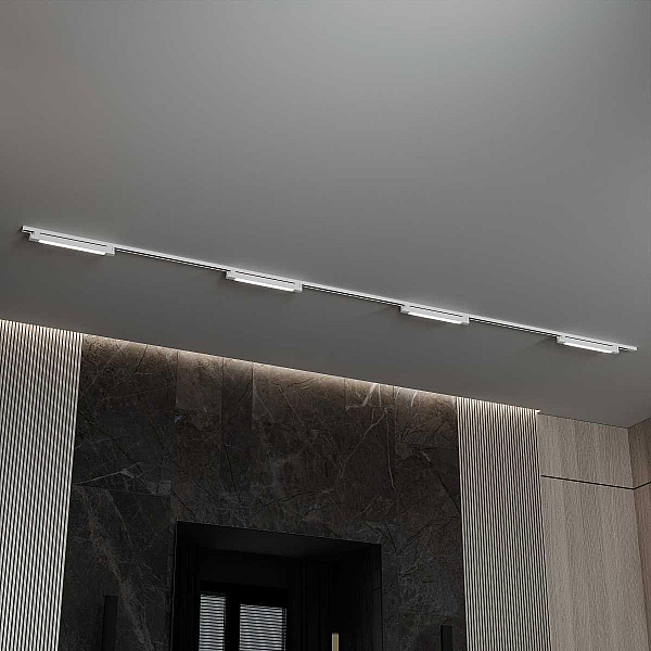 Трековая система со светильниками №1 однофазная накладная Hesby Lighting Skylite HSBL_kompl_S001_NI4W4K