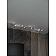 Встраиваемая однофазная трековая система Hesby Lighting Skylite №3 со светильниками HSBL_kompl_S003_VI3W4K