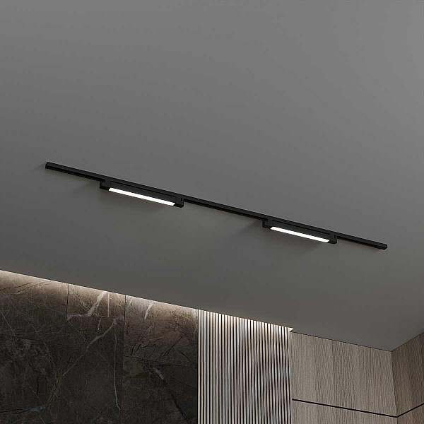 Трековая система со светильниками №1 однофазная накладная Hesby Lighting Skylite HSBL_kompl_S001_NI2B3K