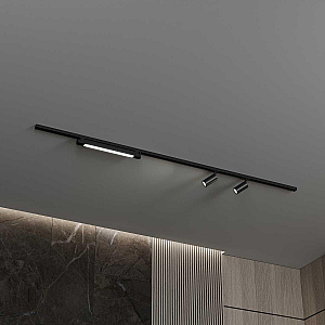 Трековая система со светильниками №5 однофазная накладная Hesby Lighting Skylite HSBL_kompl_S005_NI2B4K