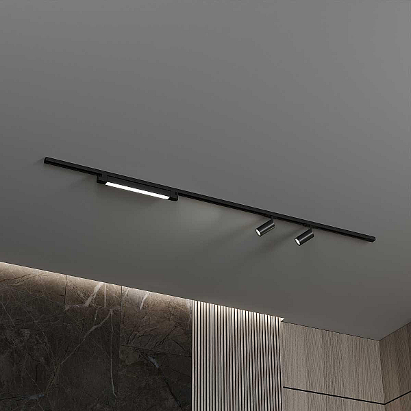 Трековая система со светильниками №5 однофазная накладная Hesby Lighting Skylite HSBL_kompl_S005_NI2B4K
