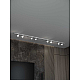 Накладная однофазная трековая система Hesby Lighting Skylite №13 со светильниками HSBL_kompl_S013_NI3W4K