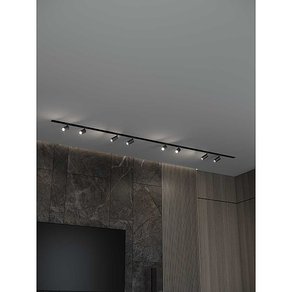 Встраиваемая однофазная трековая система Hesby Lighting Skylite №3 со светильниками HSBL_kompl_S003_VI3B4K