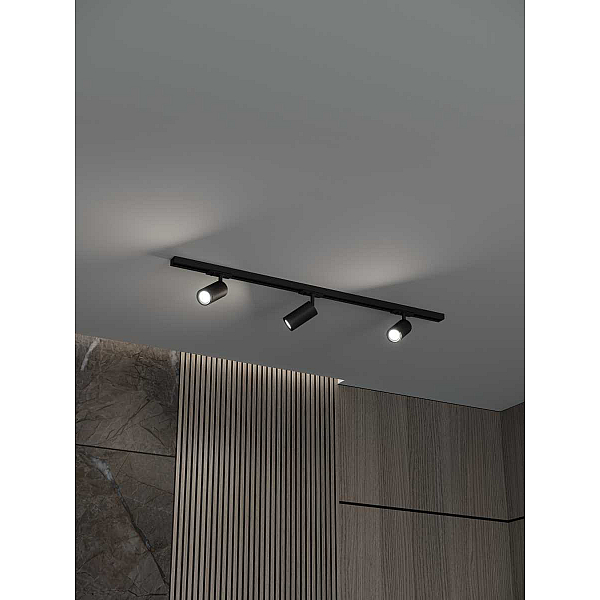 Накладная однофазная трековая система Hesby Lighting Skylite №3 со светильниками HSBL_kompl_S003_NI1B3K