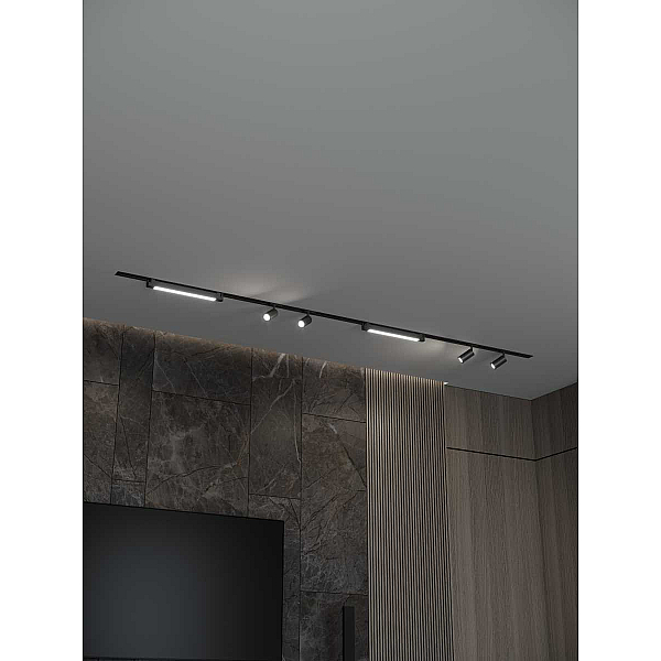 Встраиваемая однофазная трековая система Hesby Lighting Skylite №5 со светильниками HSBL_kompl_S005_VI3B4K