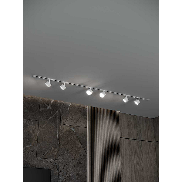 Встраиваемая однофазная трековая система Hesby Lighting Skylite №13 со светильниками HSBL_kompl_S013_VI2W4K
