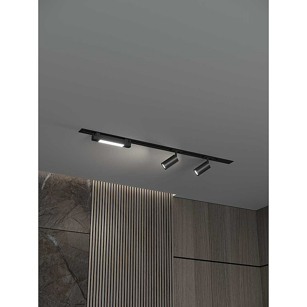 Встраиваемая однофазная трековая система Hesby Lighting Skylite №5 со светильниками HSBL_kompl_S005_VI1B4K