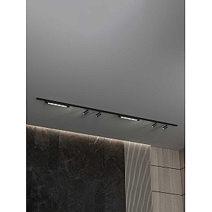 Трековая система со светильниками №5 однофазная накладная Hesby Lighting Skylite HSBL_kompl_S005_NI3B3K