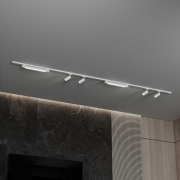 Трековая система со светильниками №5 однофазная накладная Hesby Lighting Skylite HSBL_kompl_S005_NI3W4K