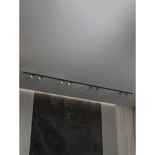 Трековая система со светильниками №3 однофазная накладная Hesby Lighting Skylite HSBL_kompl_S003_NI4B3K