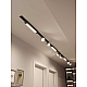 Встраиваемая однофазная трековая система Hesby Lighting Skylite №14 со светильниками HSBL_kompl_S014_VI4B4K